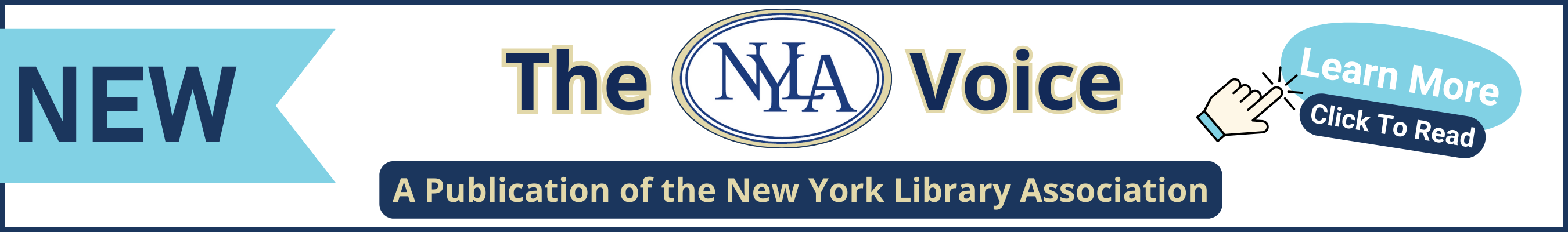New The NYLA Voice - A Publication of the New York Library Association - Click to Read